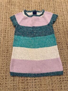 💥SALE 10/$20💥 Crazy 8 Colorblock Knit Dress in Lavender, Teal & Cream